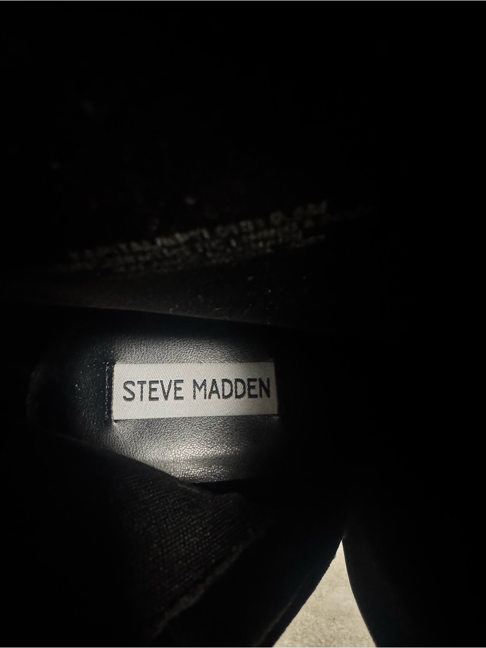 Steve Madden Black & Cream Snakeskin Pointed Toe Ankle Boots - Picture 6 of 8